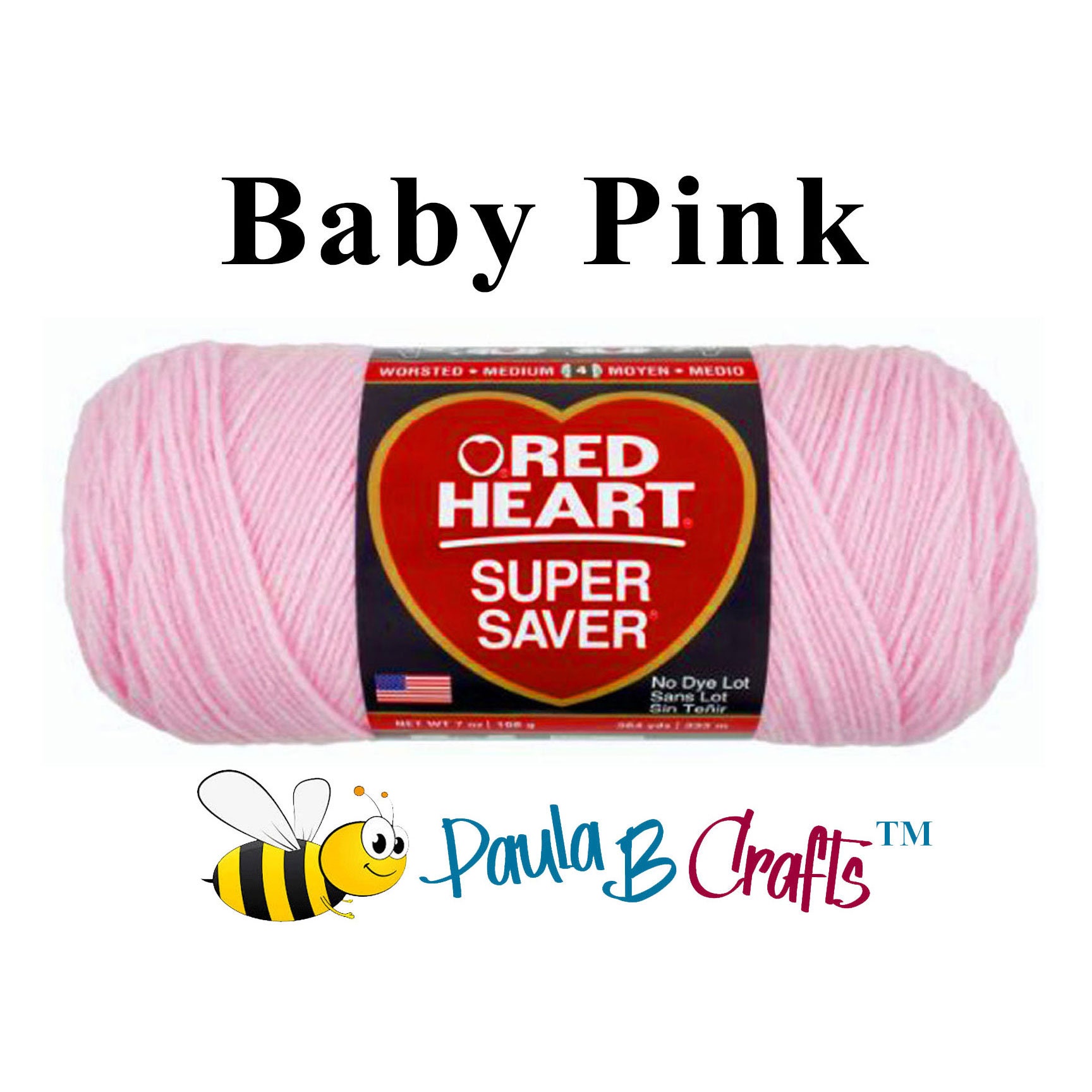Minty Red Heart Super Saver Yarn
