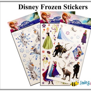 STICKERS - Disney Frozen Stickers - Flat Stickers Paula B Crafts