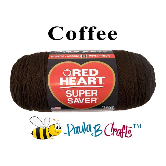 1 Skein Red Heart Super Saver Yarn Cafe Latte 