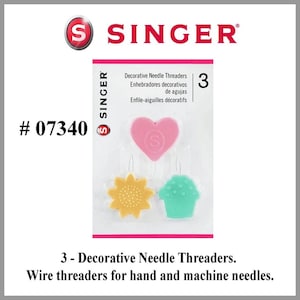 SINGER 07340 Decorative Plastic Needle Threaders