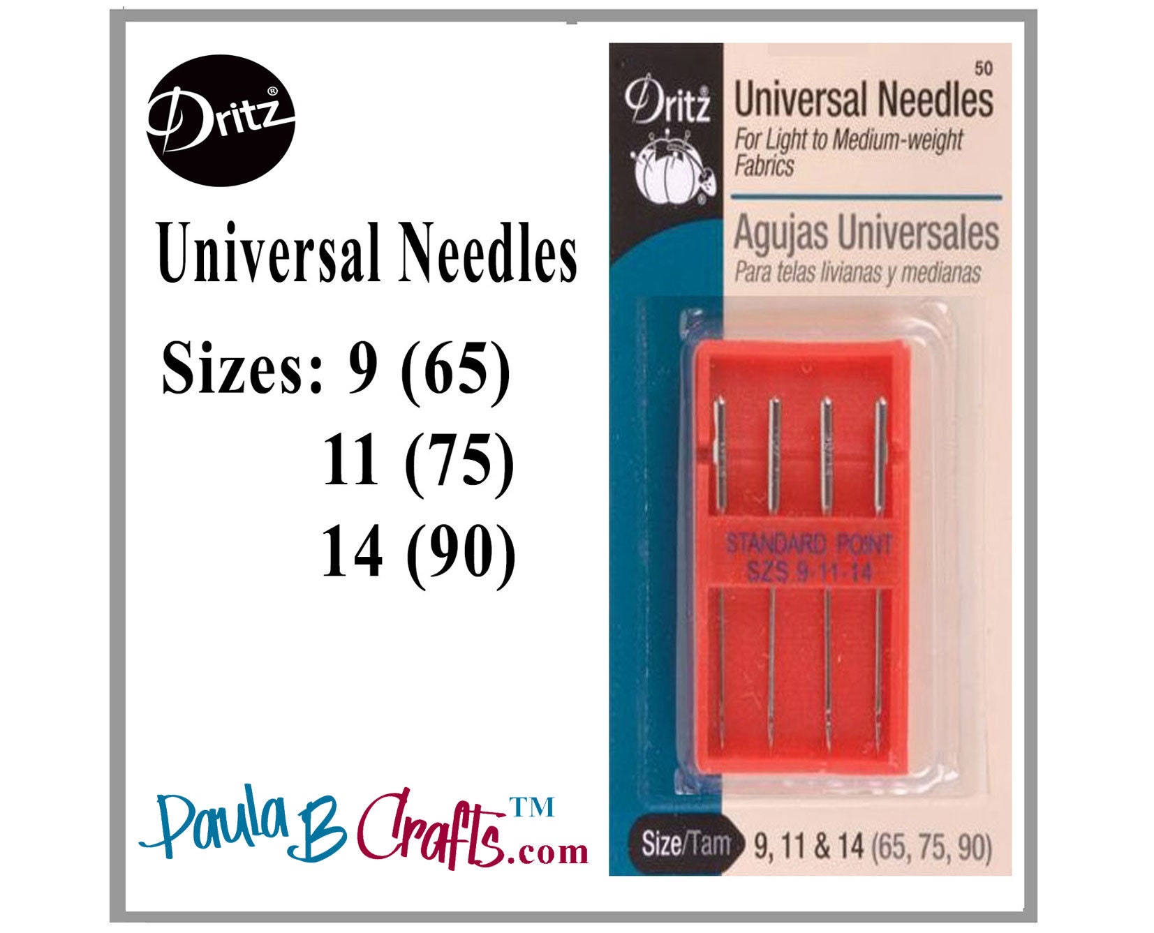 Dritz Needles Universal and Ball Point (8 Pack)