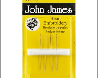John James Embroidery Size 12 Hand Needles 4 needles #JJ10712 Paula B Crafts