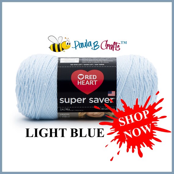 Red Heart Super Saver Light Grey Acrylic 7 oz