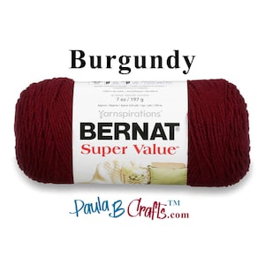  Bernat Knitting Yarn Super Value Stripes Wildberry 3