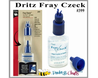 Dritz Fray Check w/ Fabric Guide Applicator Tip, .75 oz 