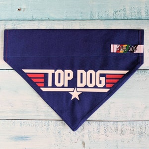Top Dog Bandana, Over the Collar. Pilot, Miramar, Maverick, Air Force image 6