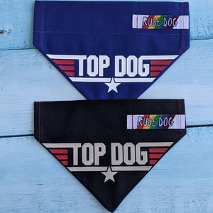 Top Dog Bandana, Over the Collar. Pilot, Miramar, Maverick, Air Force image 5