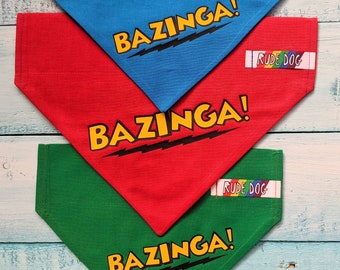 Bazinga! Bandana, Over the Collar, Parody, Geek, Science