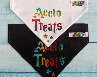 Accio Treats Bandana, Over the Collar