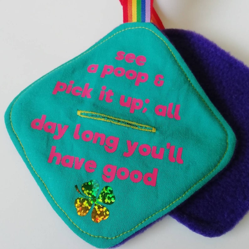 Lucky Poop Bag Holder Dog Poo Bag Dispenser Etsy