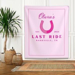 Brides Last Ride Photo Backdrop, Nash Bash Custom Banner, Country Bachelorette Banner, Nashville Bachelorette Sign, Austin Bachelorette