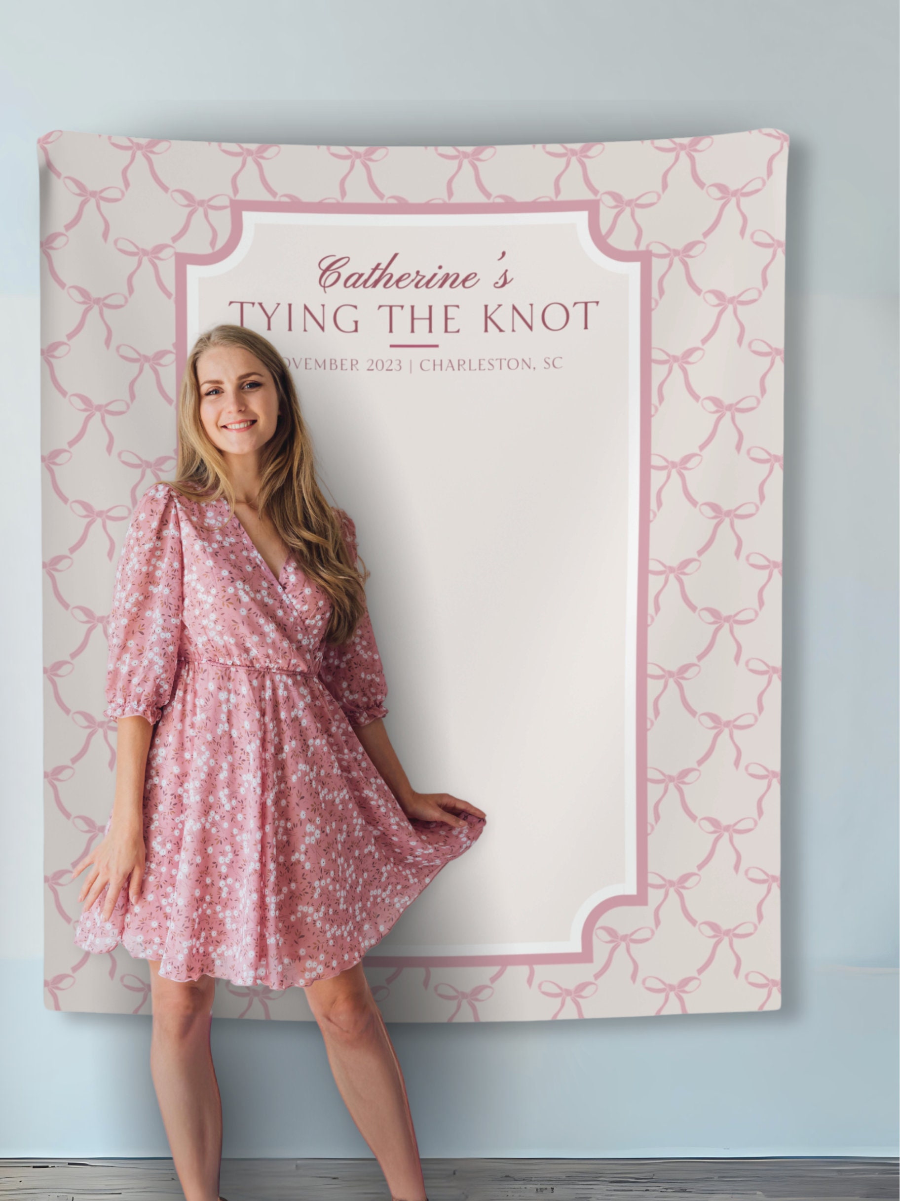 Rosa Bogen Girlande 6,6 Fuß - Vorgefertigte Party Deko Für Geburtstag, Hochzeit & Babyparty