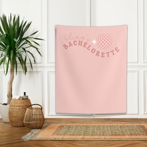 Disco Bachelorette Party Backdrop, Disco Cowgirl Bachelorette Sign, Retro Bachelorette Banner, Disco Bride Bachelorette Party Wall Decor