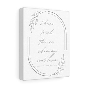 Song of Solomon 3:4, Wedding Scripture, Scripture Canvas, Wedding Art Canvas, Wedding Decor, Wedding Bible Verse Wall Art