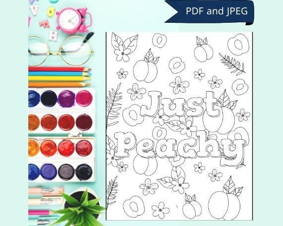 Adult Coloring Pages Inspirational Printable Quote Adults | Etsy