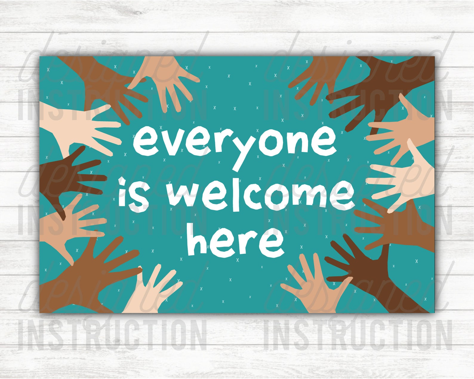 He is welcome. Everyone is Welcome