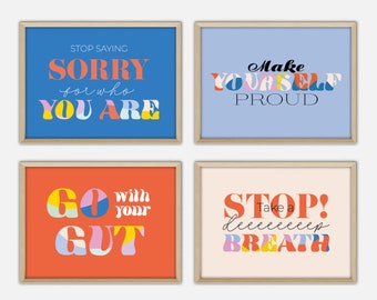 Classroom motivation posters, Encouragement prints, Classroom decor, School counselor, Classroom poster, Elementary, decor, Kindness, Growth