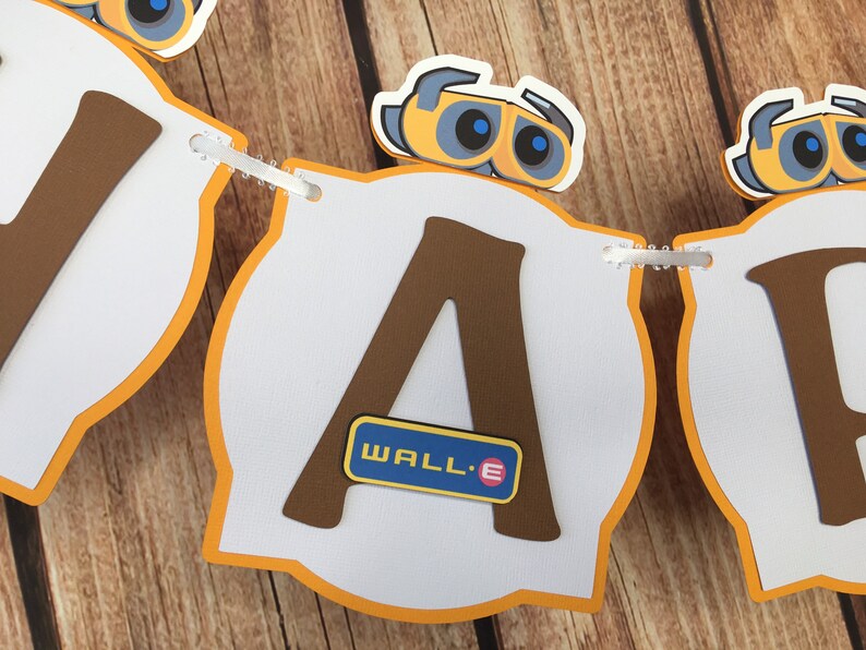 WallE Happy Birthday Banner Etsy