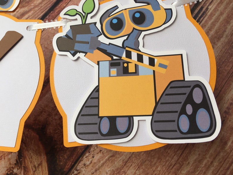 WallE Happy Birthday Banner Etsy