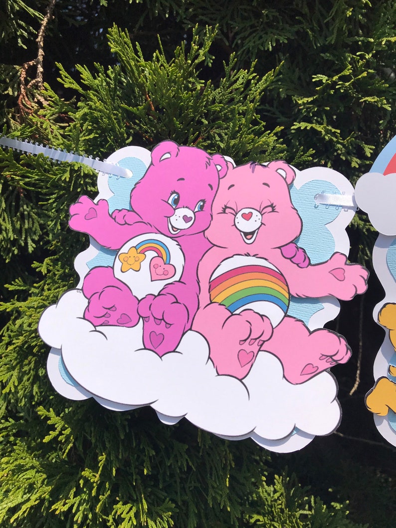 Care Bears Happy Birthday Banner Care Bears Birthday
