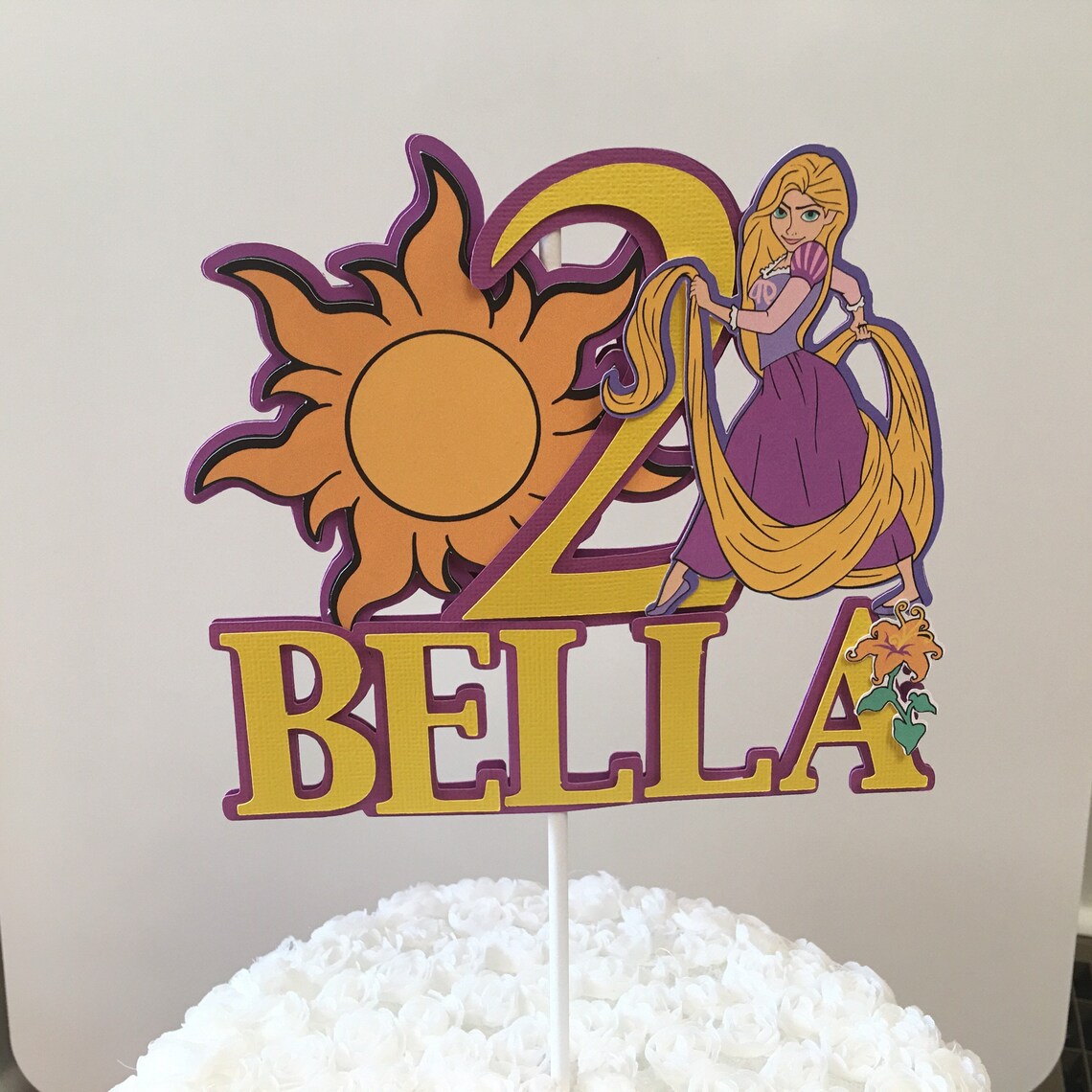 Rapunzel Birthday Banner Rapunzel Party Decorations Rapunzel Etsy