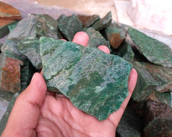 Raw Rough Healing Untreated Crystal for Home & Garden Decor. Natural Green Jade 135.25 Ct FR-178 Raw Rough Healing Untreated Crystal for Home & Garden Decor. Natural Green Jade 135.25 Ct FR-178