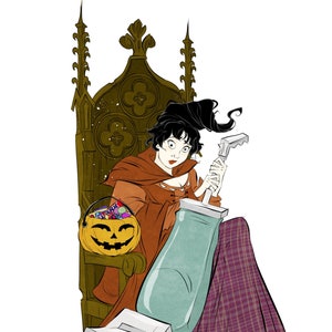 Troon: Mary Sanderson / Hocus Pocus / Sticker / Vinyl / Waterdicht / Decal / Fan Art / Heks / Disney / Klassiek / Vintage / Halloween / Fun