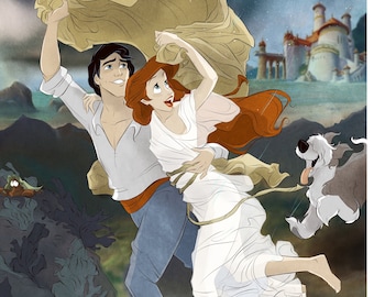 リトルマーメイド / アリエル / エリック / ディズニー / ファンアート