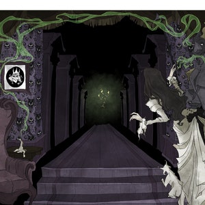 Haunted Mansion / Disneyland / Sticker / Vinyl / Waterproof / Decal / Fan Art / Ride / Gothic / Spooky / Ghost / Ghoul / Dark / Fun / Disney