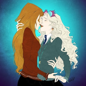 Limited Edition 12 / The Magical Collection: Linny / LL-GW / Fan Art / Print / Witches / Magic / Spell / Wand / Geeky / Nerdy