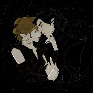 Limited Edition / RP-BS / gothic / goth / Fan Art / print / romantic / geeky / nerdy / love /