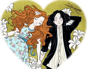 Sticker / Vinyl / Waterproof / Decal / Heart / Witch / Wizard / Magic / Sweet / Cute / Love / Geeky / Nerdy