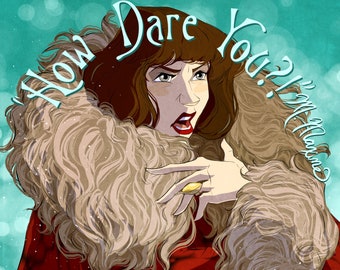 Limited Edition 10 / Magical Inspo: Madame Max. / MM / Print / Fan Art /  Witch / Spell / Magic / Inspirational / Quote / Max / How Dare You - Etsy  New Zealand