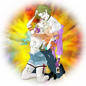 Jarley / Sticker / Vinyl / wasserfest / Aufkleber / mad love / goth / Fan Art / sexy / geeky / nerdy / romantisch / Datum