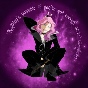 Limited Edition 14 / Magical Inspo: Shapeshifter / NT / Print / Fan Art / Witch / Spell / Magic / Inspiration / Hero / Girl Power / Clumsy