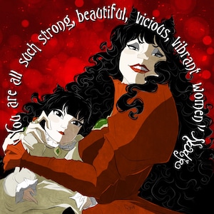 Limited Edition 10 / Nadja / inspirational / quote / Fan Art / Print / Vampire / Goth / halloween / Dark / doll / shadows / spooky / WWDITS