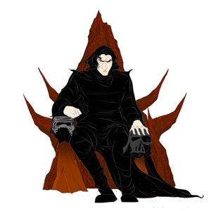 Série Throne: Kylo Ren / Sticker / Vinyle / Imperméable à l’eau / Décalcomanie / Ben Solo / Star Wars / Sith / Premier Ordre / Dark Vador / Geeky / Nerdy /
