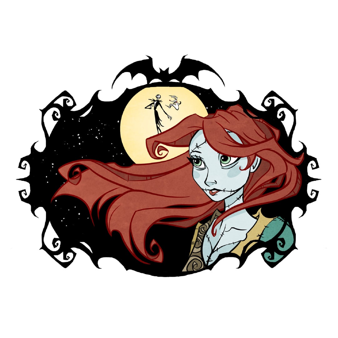 Sally / Jack / Limited Edition / Fan Art / Xmas / Burton / Gothic