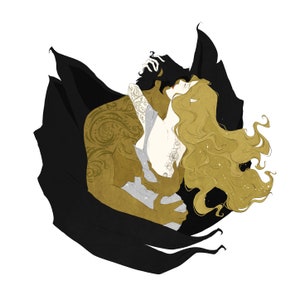 Fae Mates: Feysand Onder de Sterren / Sticker / Vinyl / Waterdicht / Decal / Fan Art / Fantasie / Liefde