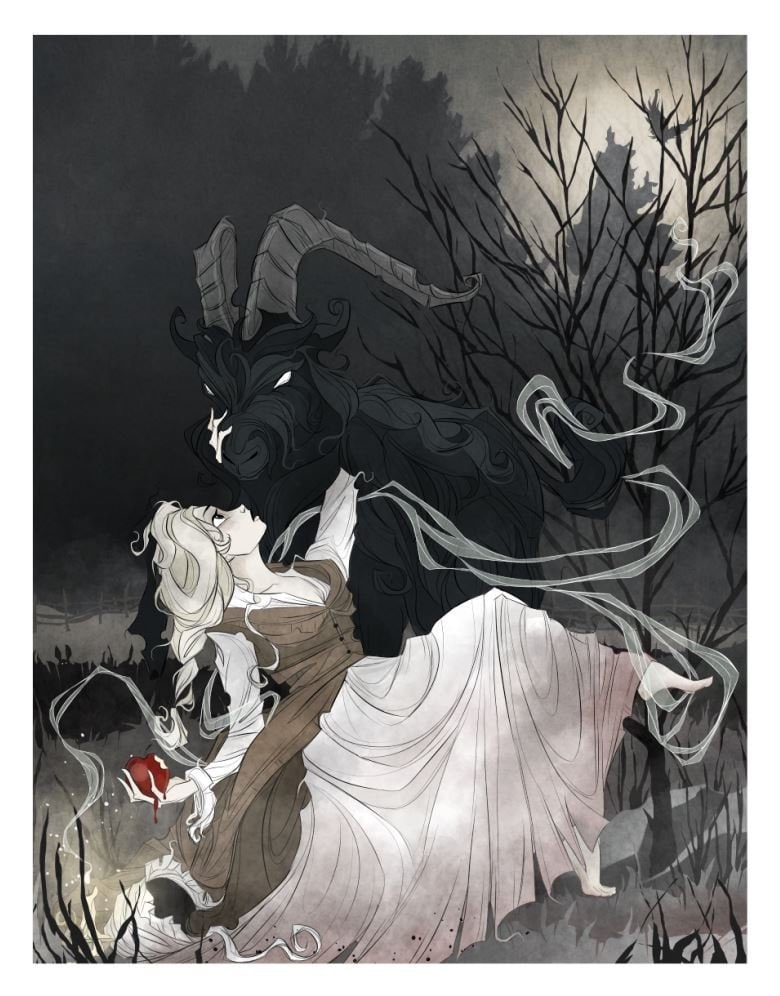 The Witch / Black Phillip / Art Print / Goat / Devil / Fan Art | Etsy