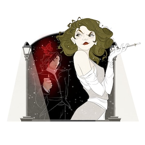 Smoke & Shadows: Reylo! / Autocollant / Vinyle / Imperméable à l’eau / Décalcomanie / Kylo Ren / Rey Skywalker / Palpatine / Star Wars / Romantique / Geeky / Nerdy