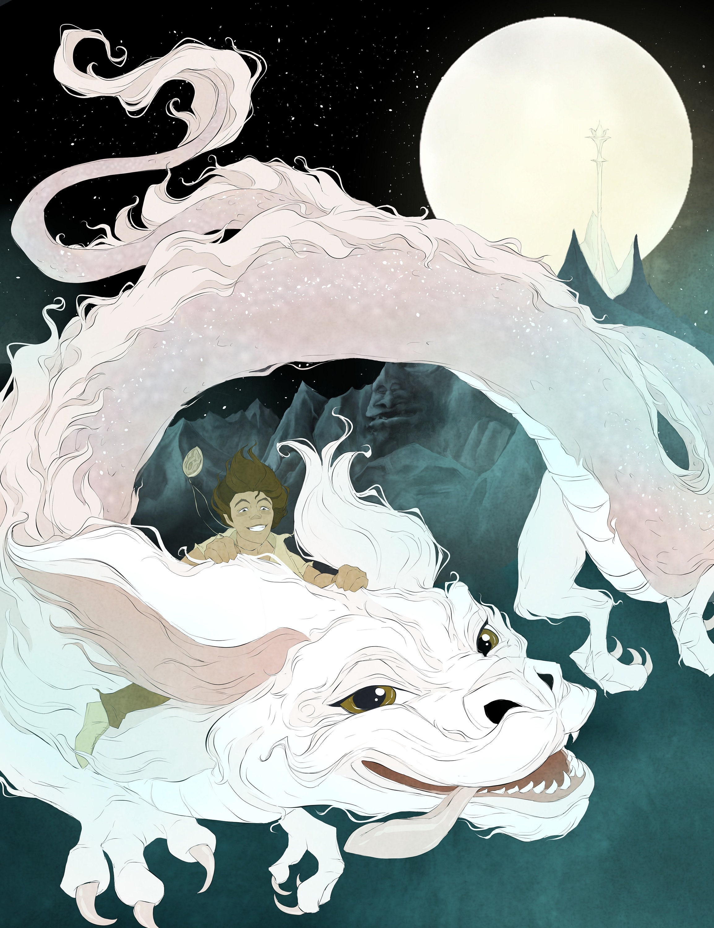 The Neverending Story  Fan Art  Made in the 80's  Atreyu  Falkor   Fantasy  Geeky  Nerdy  Classic  Retro  Fun  Cute  Vintage  - Etsy