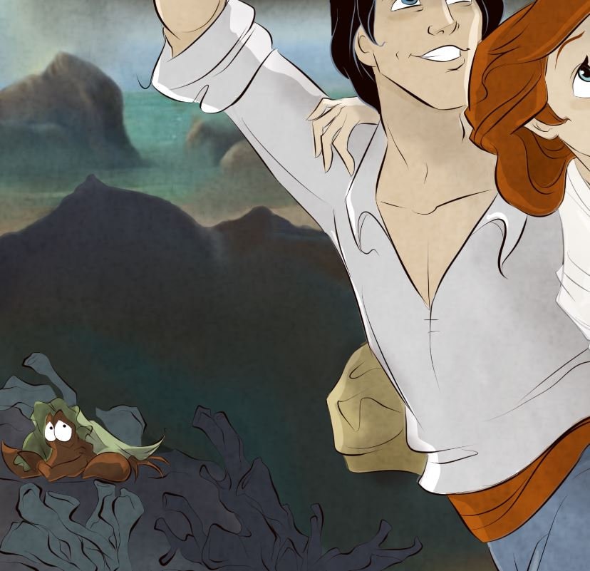 リトルマーメイド / アリエル / エリック / ディズニー / ファンアート