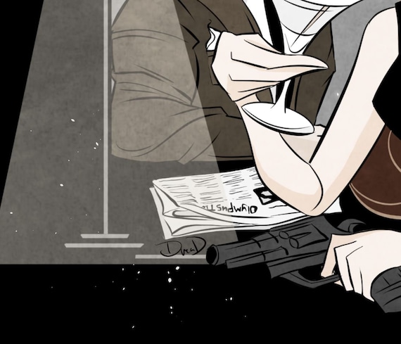 Limited Edition / Meg / Print / Film Noir / Vintage / Princess