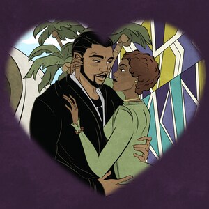Limited Edition / T-N / love / romantic / kiss / Fan Art / print / Disney / geeky