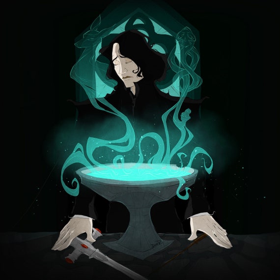 Limited Edition 16 / Brooding Wizard / SS / Fan Art / Print / - Etsy
