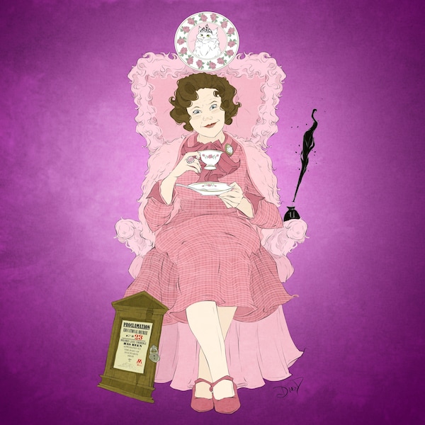 Limited Edition 18 / Thrones: Lady in Pink! / DU / Witch / Magic / Spell / Cat Lady / Villain / Geeky / Nerdy / Cute /