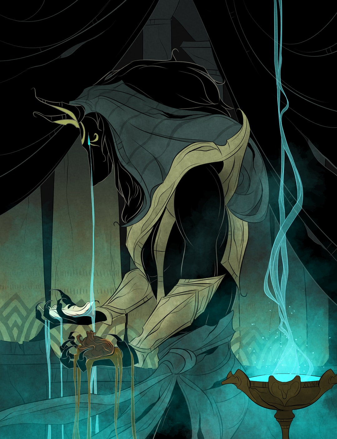 アヌビス / アートプリント / エジプト / 神 / エジプト / 冥界 / 死