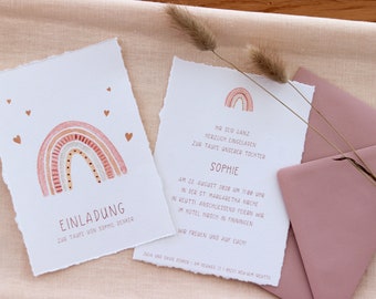 Einladung Taufe Madchen Etsy