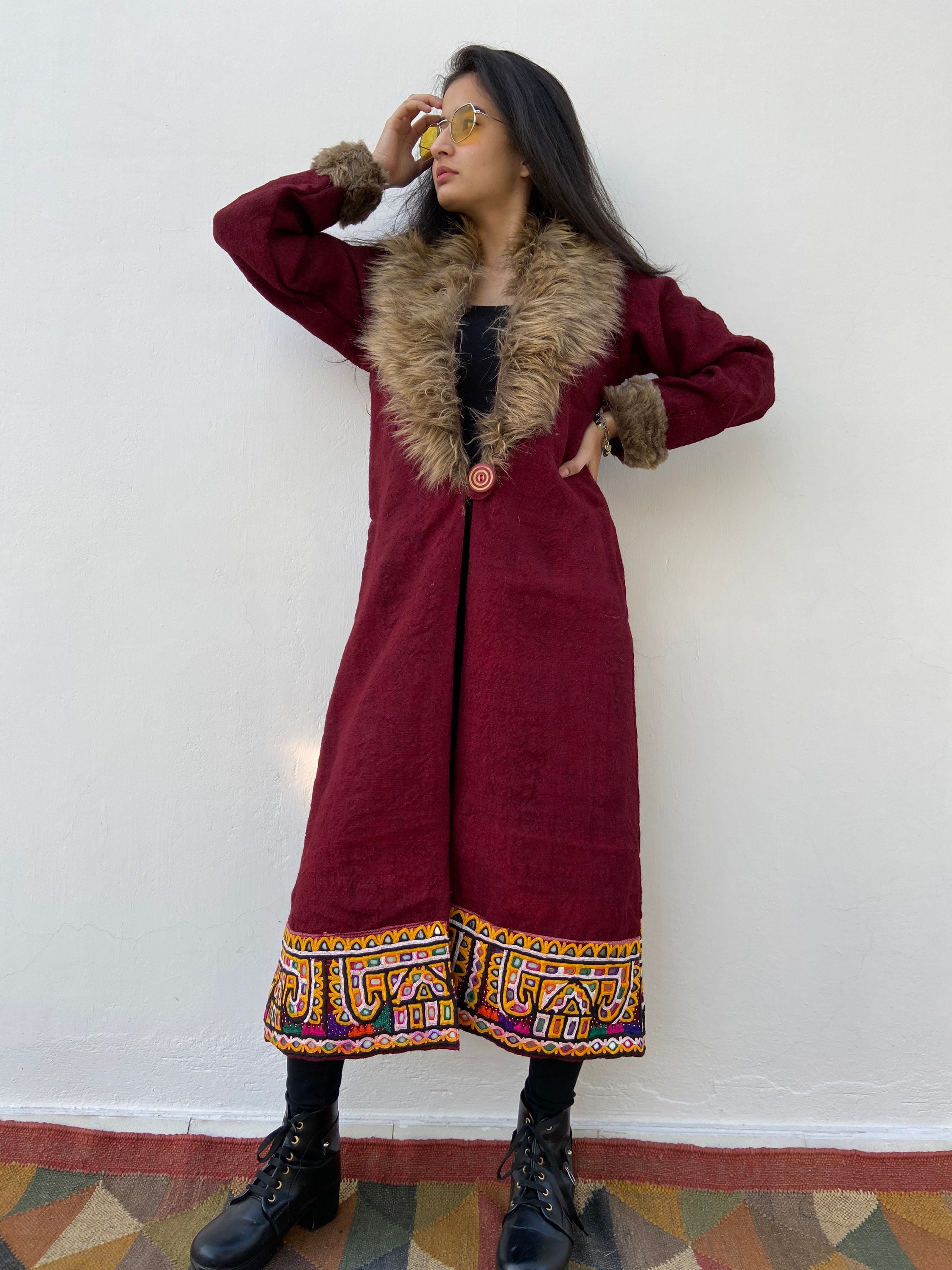 Handmade coat / wool banjara coat / bohemian gypsy coat / Etsy
